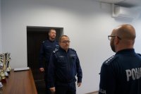 Wprowadzenie I Zastępcy Komendanta Miejskiego Policji w Dąbrowie Górniczej podinsp. Piotra Uwijała