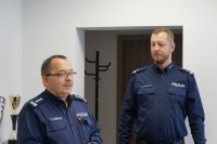 Wprowadzenie I Zastępcy Komendanta Miejskiego Policji w Dąbrowie Górniczej podinsp. Piotra Uwijała