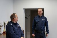 Wprowadzenie I Zastępcy Komendanta Miejskiego Policji w Dąbrowie Górniczej podinsp. Piotra Uwijała