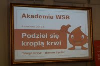 Akcja krwiodawcza w dąbrowskiej Akademii WSB