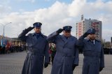 Miejskie obchody Narodowego Święta Niepodległości z udziałem delegacji dąbrowskich policjantów